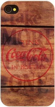 Чехол для iPhone 5/5S Coca Cola Coke Wood Чехол для iPhone 5/5S Coca Cola Coke Wood